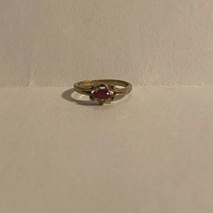 Garnet ring